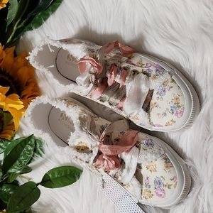 Superga LoveShackFancy X Morning Surf Pink Classic Sneakers